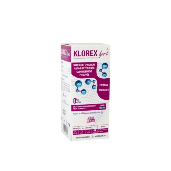 STODERMA KLOREX FORT BAIN DE BOUCHE 250ML