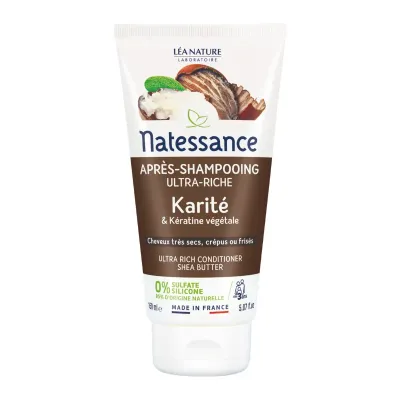 NATESSANCE APRES-SHAMPOOING ULTRA RICHE KARITE 150ML