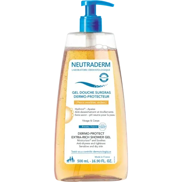 NEUTRADERM GEL DOUCHE SURGRAS DERMO PROTECTEUR 500ML