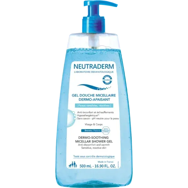 NEUTRADERM GEL DOUCHE MICELLAIRE DERMO-APAISANT 500ML