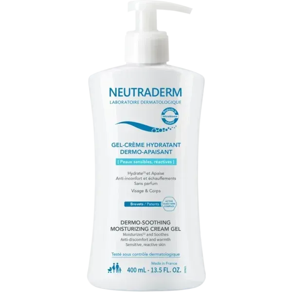 NEUTRADERM GEL CREME HYDRATANT DERMO-APAISANT 400ML