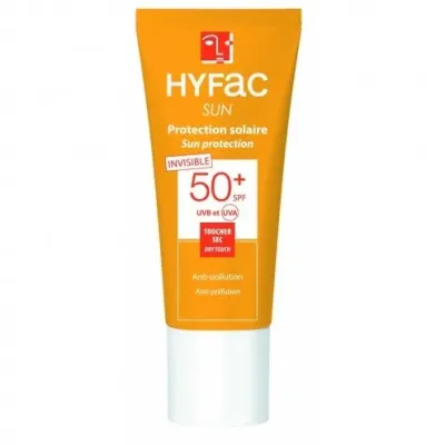 HYFAC SUN PROTECTION SOLAIRE INVISIBLE SPF50 40ML