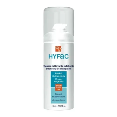 HYFAC MOUSSE NETTOYANTE EXFOLIANTE 150ML