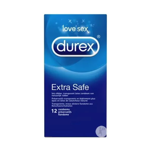 DUREX PRESERVATIF EXTRA SAFE BT 12