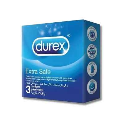 DUREX PRESERVATIF EXTRA SAFE BT 3