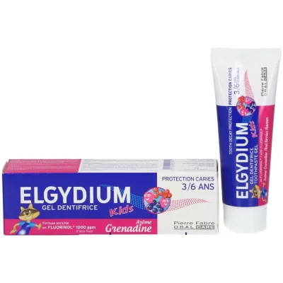 ELGYDIUM DENTIFRICE KIDS GRENADINE 50ML