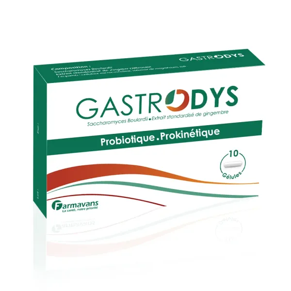 FARMAVANS GASTRODYS 10 GÉLULES