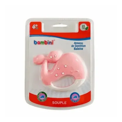 BAMBINI ANNEAUX DE DENTITION SOUPLE 4M+