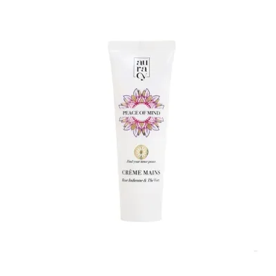 AURACY PEACE OF MIND CREME MAINS ROSE INDIENNE&THE VERT 75GR
