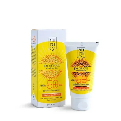AURACY JOY OF SOUL ECRAN SOLAIRE INVISIBLE SPF 50+ 50GR