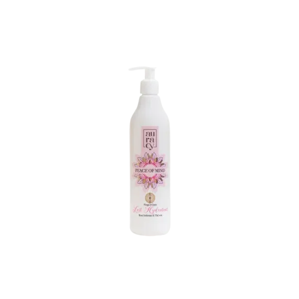 AURACY PEACE OF MIND LAIT HYDRATANT VISAGE ET CORPS ROSE INDIENNE & THE VERT 400ML