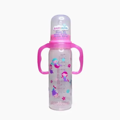 BABY NOVA BIBERON EN PLASTIC AVEC ANSES 240ML