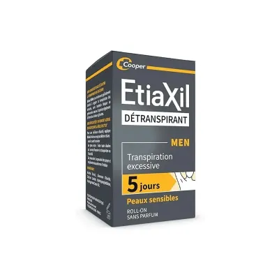ETIAXIL DETRANSPIRANT MEN ROLL ON PEAUX SENSIBLES 15ML