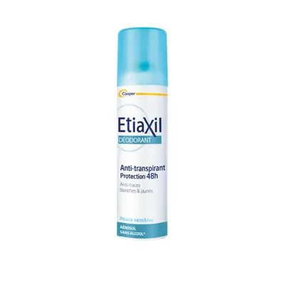 ETIAXIL AEROSOL DEODORANT ANTI TRANSPIRANT 48H ANTI TRACES 150ML