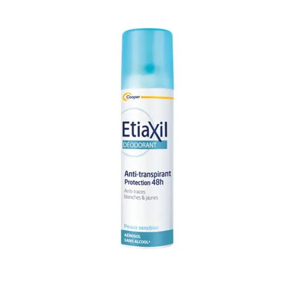 ETIAXIL AEROSOL DEODORANT ANTI TRANSPIRANT 48H ANTI TRACES 150ML