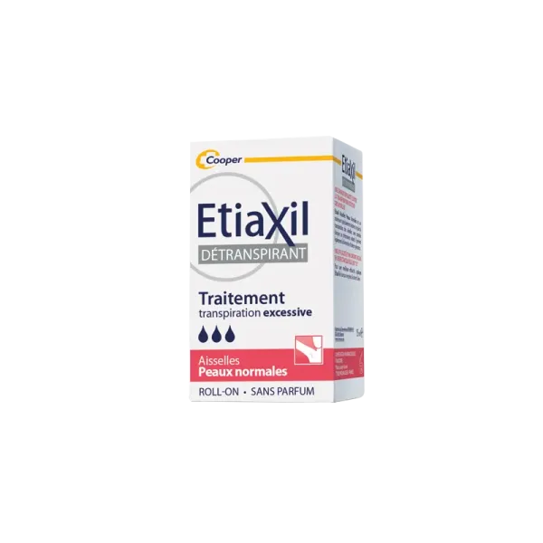 ETIAXIL ROLL-ON DETRANSPIRANT AISSELLES PEAUX NORMALES 15ML