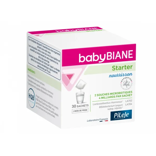 PILEJE LACTIBIANE BABYBIANE STARTER 30 SACHETS