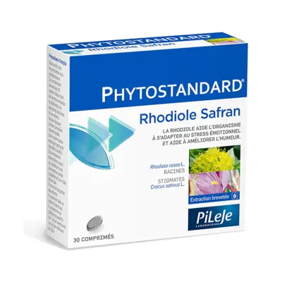 PHYTOSTANDARD DE RHODIOLE ET SAFRAN 30 COMPRIMES