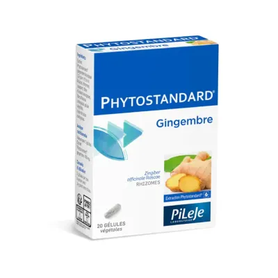 PILEJE PHYTOSTANDARD GINGEMBRE 20 GELULES VEGETALES