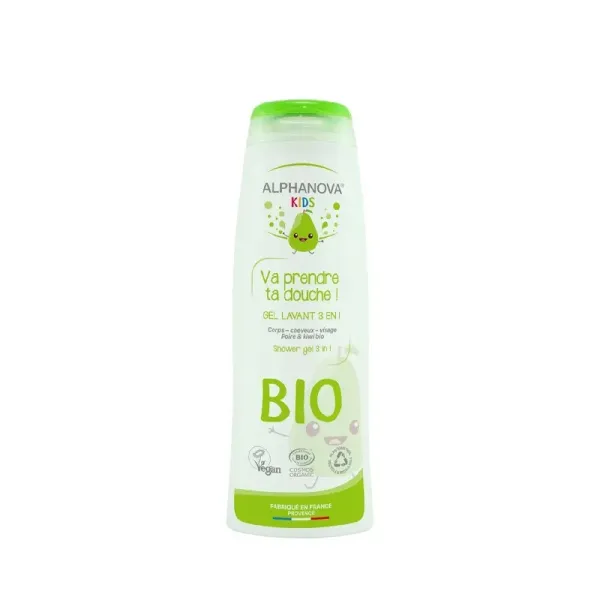 ALPHANOVA KIDS VA PRENDRE TA DOUCHE POIRE BIO 250 ML
