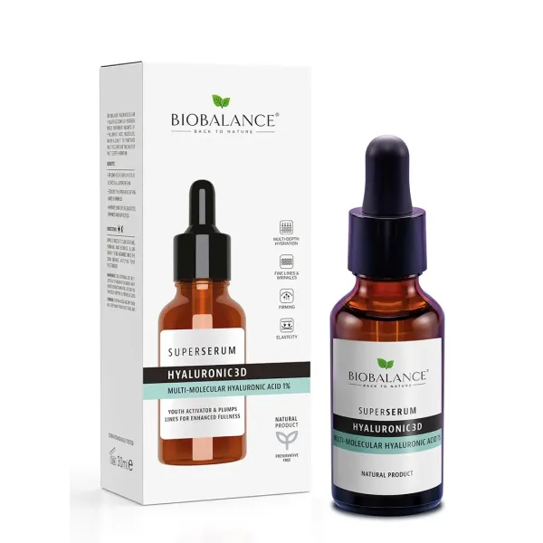 BIOBALANCE SUPER SERUM HYALURONIC 3D 30ML