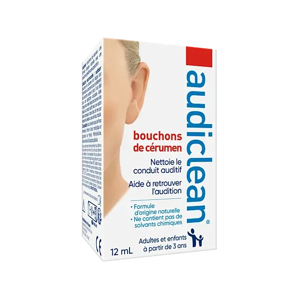 AUDICLEAN BOUCHONS DE CÉRUMEN 12ML