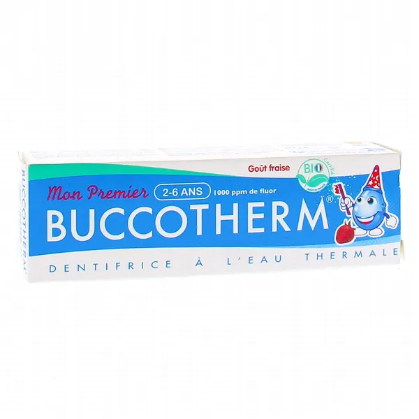 BUCCOTHERM DENTIFRICE KIDS 2/6 ANS FRAISE 50 ML