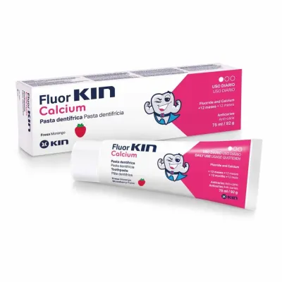 KIN FLUOR CALCIUM DENTIFRICE ANTI CARIES 75ML