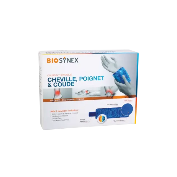 BIOSYNEX COUSSIN THERMIQUE CHEVILLE 11X35CM