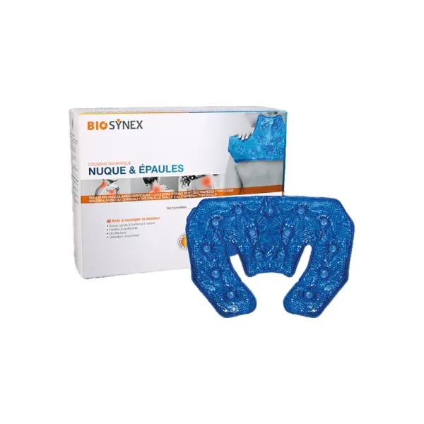 BIOSYNEX COUSSIN THERMIQUE POUR DOULEURS ÉPAULE ET NUQUE