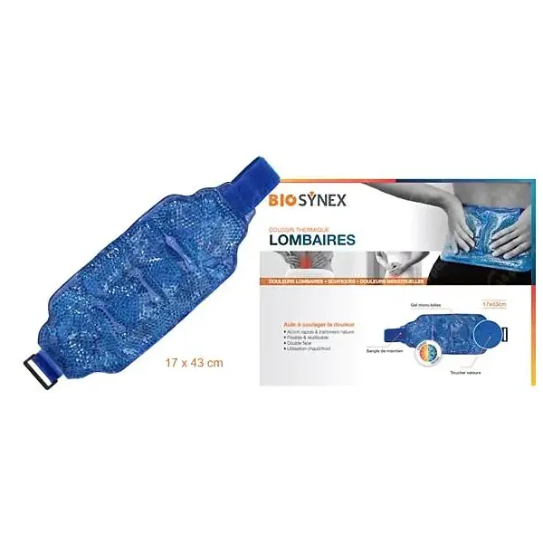 BIOSYNEX COUSSIN THERMIQUE LOMBAIRES 17X43 CM