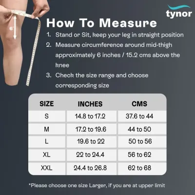 TYNOR GENOUIL COMPRESSION (PAIRE) D23