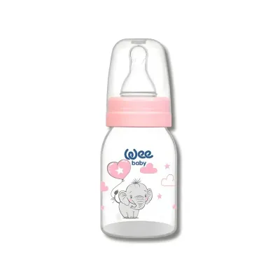 WEE BABY NATURAL BIBERON EN PLASTIQUE 0-6M 125ML 851