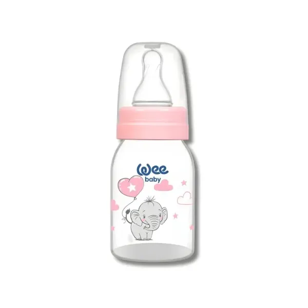 WEE BABY NATURAL BIBERON EN PLASTIQUE 0-6M 125ML 851