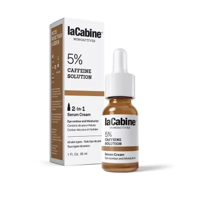 LA CABINE MONOACTIVES 5% CAFFEINE SOLUTION SERUM CREME 30ML