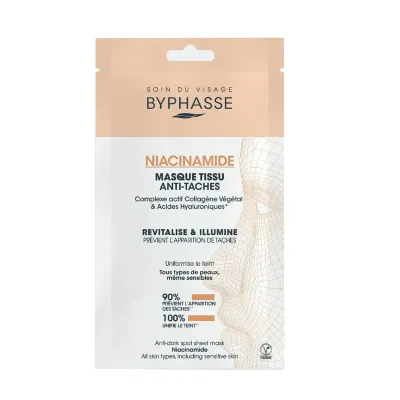 BYPHASSE MASQUE TISSU ANTI-TACHES NIACINAMIDE SKIN BOOSTER 18ML