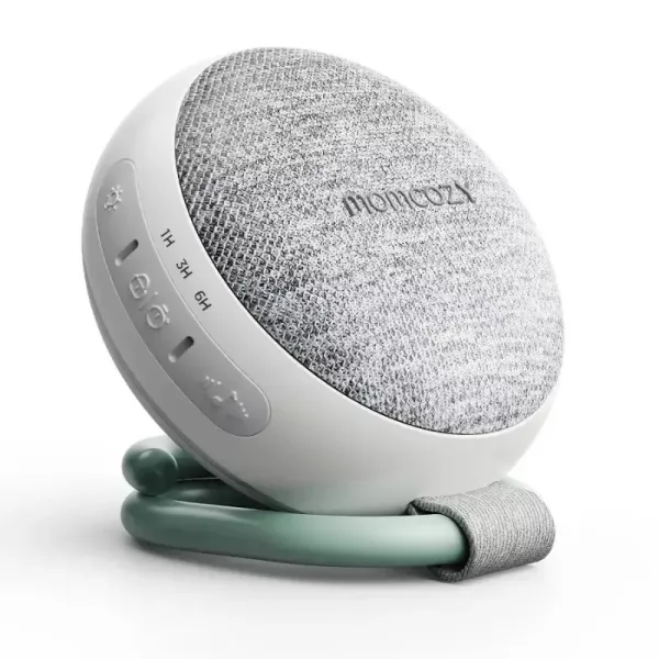 MOMCOZY MACHINE A BRUIT BLANC ET VEILLEUSE AVEC ENCEINTE BLUETOOTH