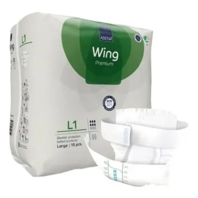 ABENA WING PREMIUM COUCHE ADULTE L1 15 PIECES