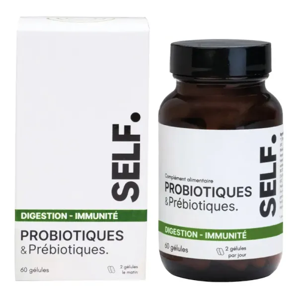 SELF PROBIOTIQUES ET PRÉBIOTIQUES 60 GÉLULES