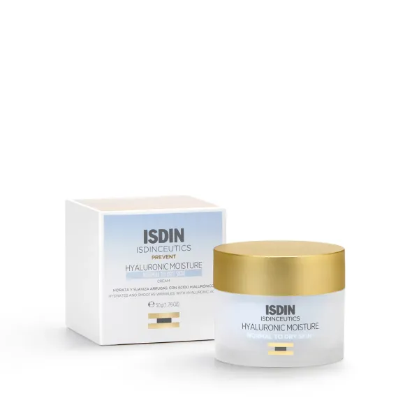 ISDIN CREME HYDRATANTE A L'ACIDE HYALURONIQUE PEAUX NORMALES A SECHES 50G