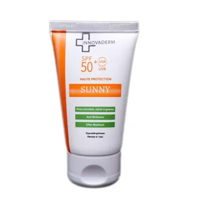 INNOVADERM SUNNY ANTI BRILLANCE PEAU GRASSE SPF 50+