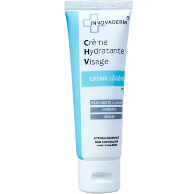 INNOVADERM CREME LEGERE HYDRATANTE PEAUX MIXTE A GRASSSES SPF20 50ML
