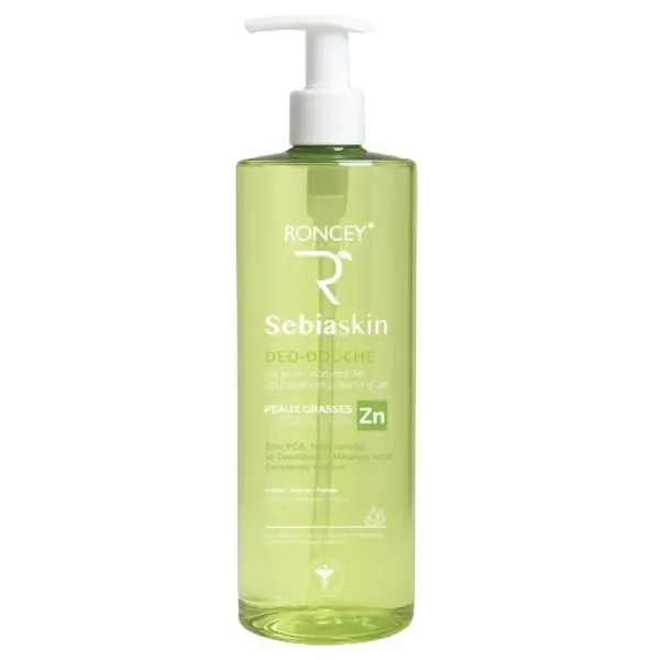 RONCEY DEO DOUCHE SEBIASKIN PEAU GRASSE 1L