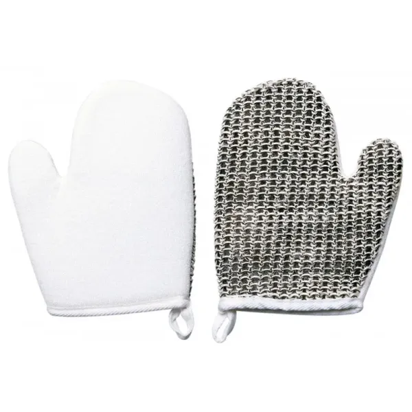 TITANIA GANT DE MASSAGE EN CHANVRE TERRY BEIGE 7703