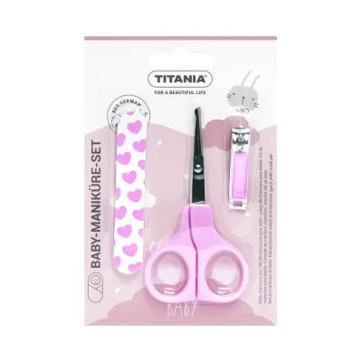 TITANIA B BOX SET MANUCURE BEBE 3 PIECES 1296