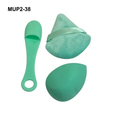 AZAL KIT DE DEUX EPONGES ET BROSSE EN SILICONE