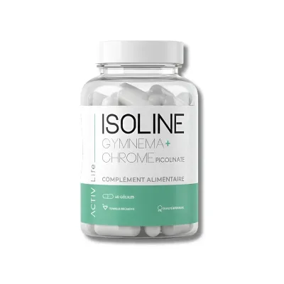 ACTIV LIFE ISOLINE GYMNEMA + CHROME PICOLINATE 60 GELULES