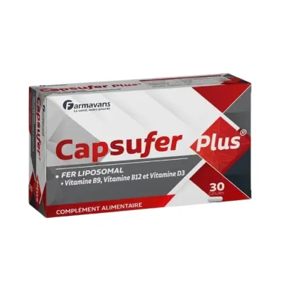 FARMAVANS CAPSUFER PLUS 30 GELULES