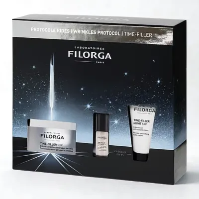 FILORGA TIME FILLER 5XP COFFRET PROTOCOLE RIDES+(GIFTS OFFERT)