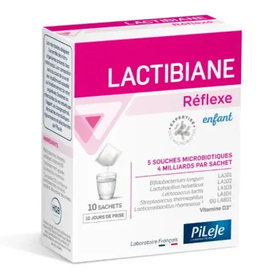PILEJE LACTIBIANE REFLEXE ENFANT 10 SACHETS